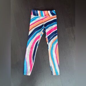 Colorful Striped Nike Leggings